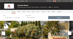 Desktop Screenshot of marriottpleasanton.com